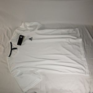 Adidas Climalite White w/ Black Short Sleeve L